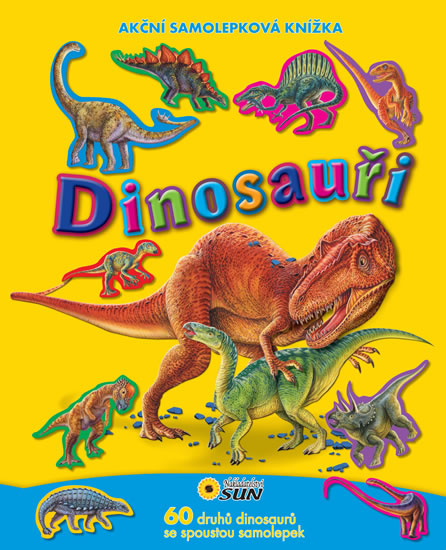 Obrázok Akční samolepková knížka - DINOSAUŘI