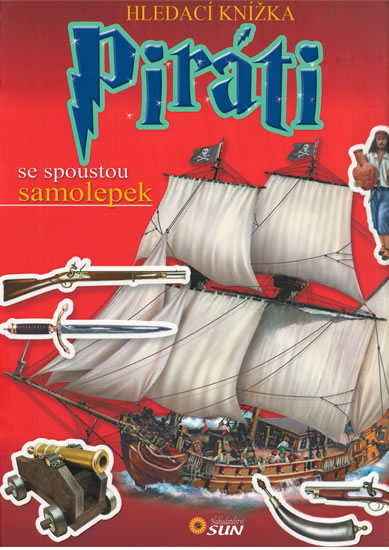 Obrázok Piráti - Hledací knížka se spoustou samolepek