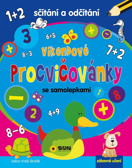 Obrázok Sčítání a odčítání - Víkendové procvičovánky se samolepkami