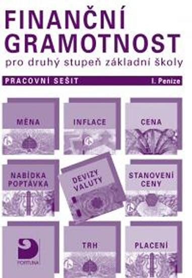 Obrázok Finanční gramotnost pro druhý stupeň  ZŠ Pracovní sešit I. Peníze