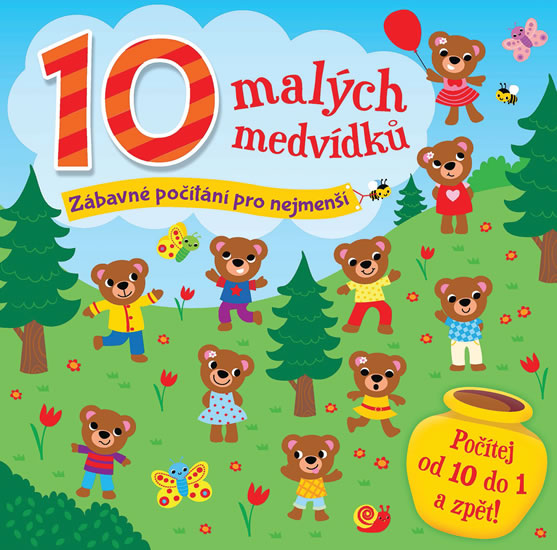 Obrázok 10 malých medvídků - Zábavné počítání pro nejmenší