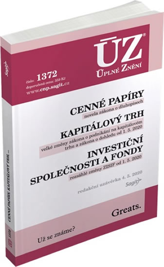 Obrázok ÚZ 1372 Cenné papíry, Kapitálový trh, In