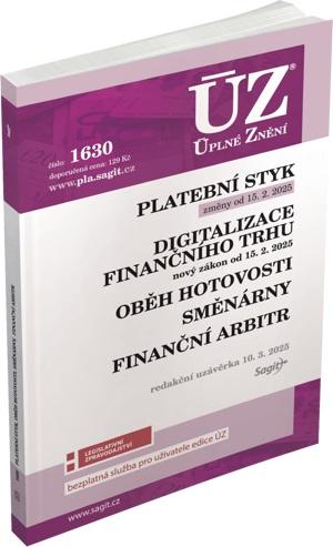 Obrázok ÚZ 1630 Platební styk, digitalizace finančního trhu, oběh hotovosti, směnárny, finanční arbitr