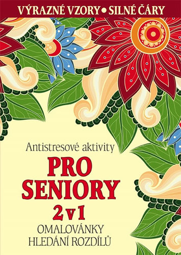 Obrázok Antistresové aktivity pro seniory 2 v 1 - Omalovánky, hledání rozdílů