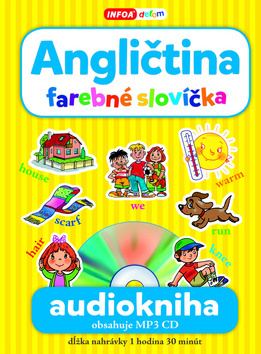 Obrázok Audiokniha - Angličtina - Farebné slovíčka