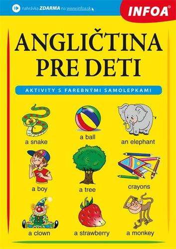 Obrázok Angličtina pre deti – zošit s farebnými samolepkami