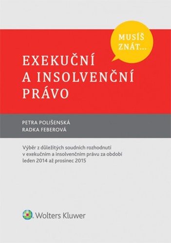 Obrázok Musíš znát...Exekuční a insolvenční právo