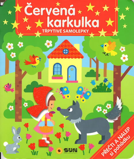 Obrázok Červená karkulka - Přečti a nalep pohádk