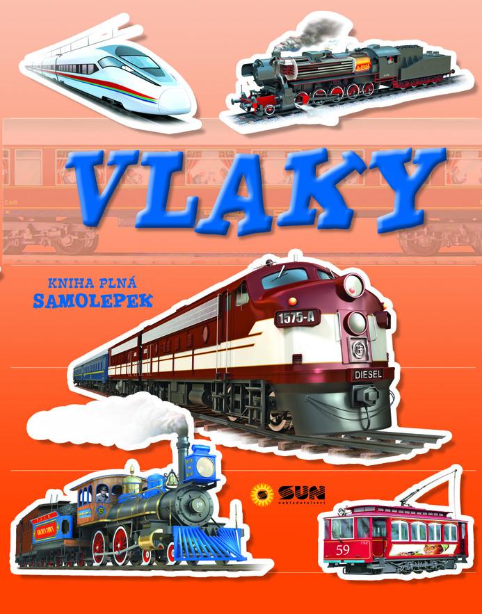 Obrázok Vlaky - kniha plná samolepek