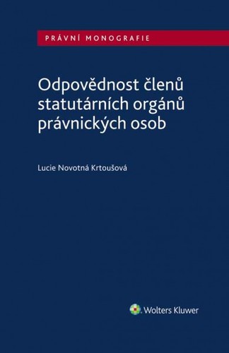 Obrázok Odpovědnost členů statutárních orgánů právnických osob