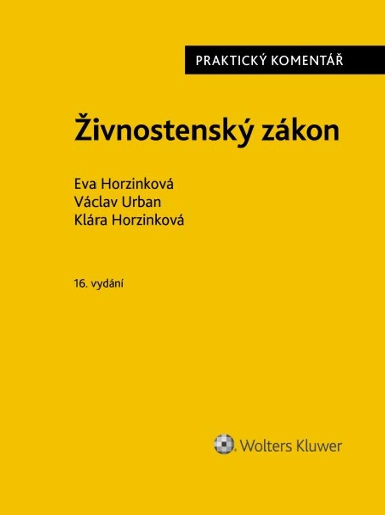 Obrázok Živnostenský zákon - Praktický komentář