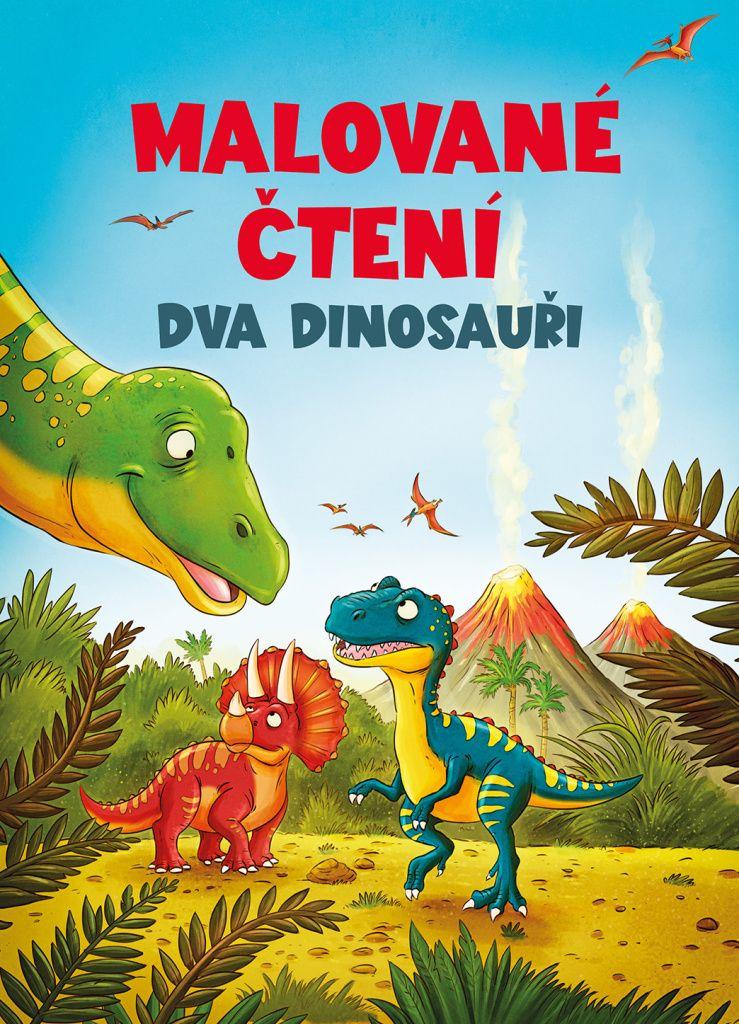 Obrázok Malované čtení Dva dinosauři