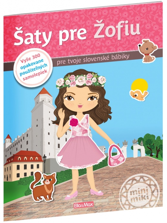 Obrázok Šaty pre ŽOFIU - Kniha samolepiek