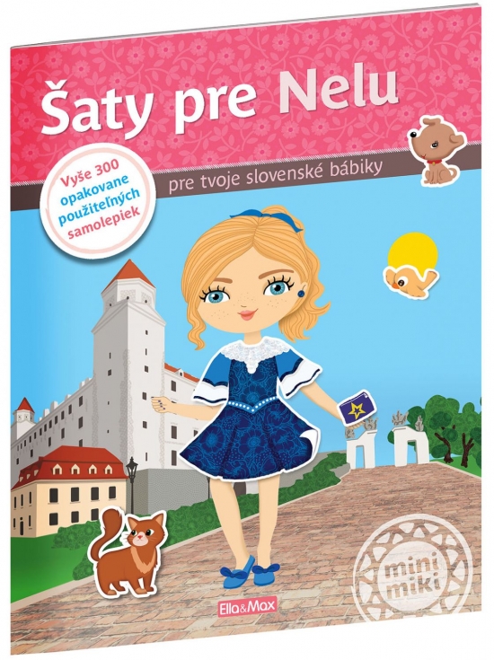 Obrázok Šaty pre NELU - Kniha samolepiek