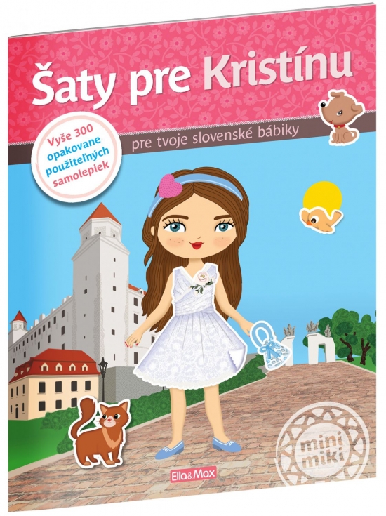 Obrázok Šaty pre KRISTÍNU - Kniha samolepiek