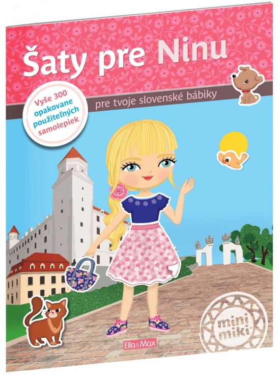 Obrázok Šaty pre NINU - Kniha samolepiek