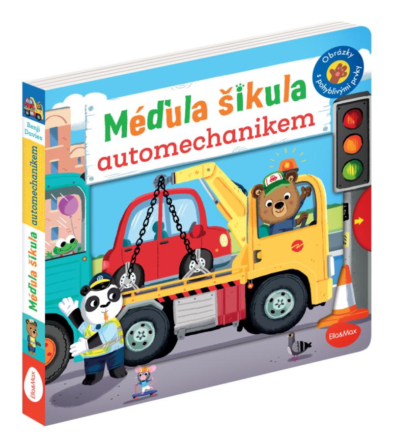 Obrázok Méďula Šikula automechanikem - Obrázky s pohyblivými prvky