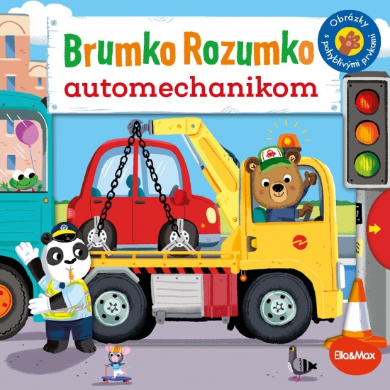 Obrázok BRUMKO ROZUMKO AUTOMECHANIKOM – Obrázky s pohyblivými prvkami