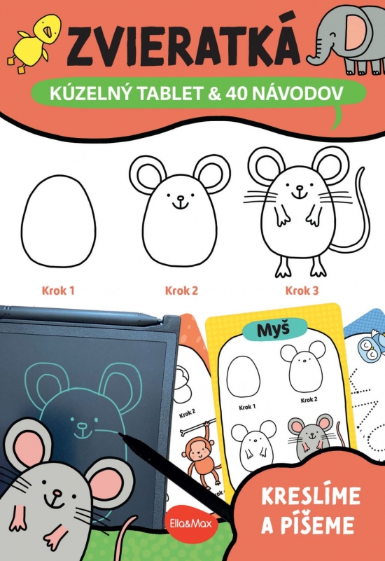 Obrázok Kúzelný tablet & 40 návodov – ZVIERATKÁ