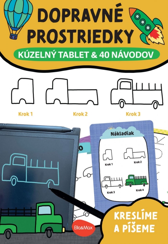 Obrázok Kúzelný tablet & 40 návodov – DOPRAVNÉ PROSTRIEDKY