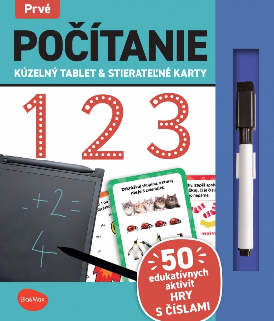 Obrázok Kúzelný tablet & stierateľné karty – Prvé POČÍTANIE