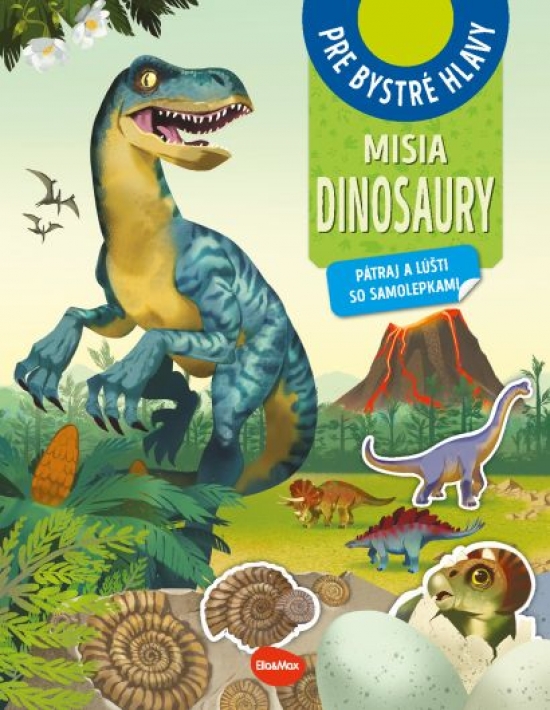 Obrázok Misia dinosaury – pátraj a lúšti so samolepkami