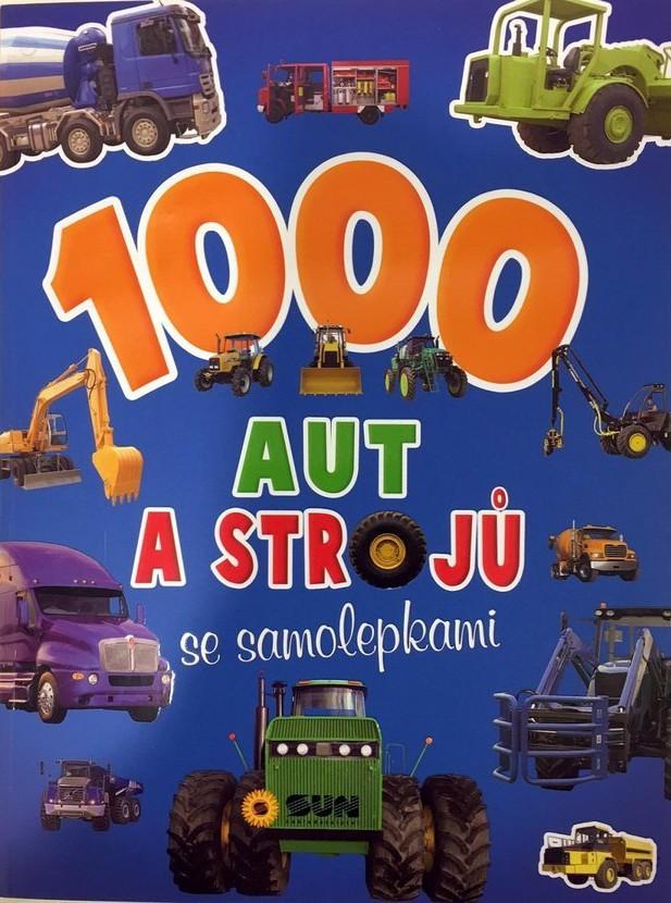 Obrázok 1000 aut a strojů se samolepkami