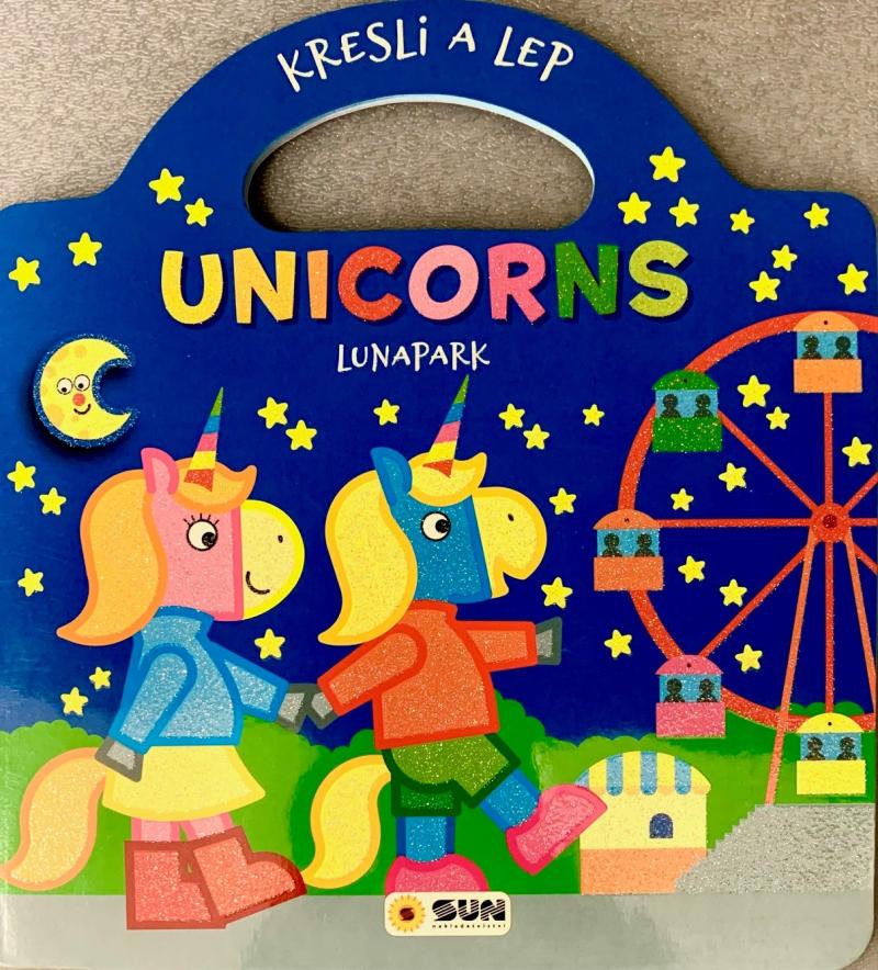 Obrázok Kresli a lep UNICORNS Lunapark