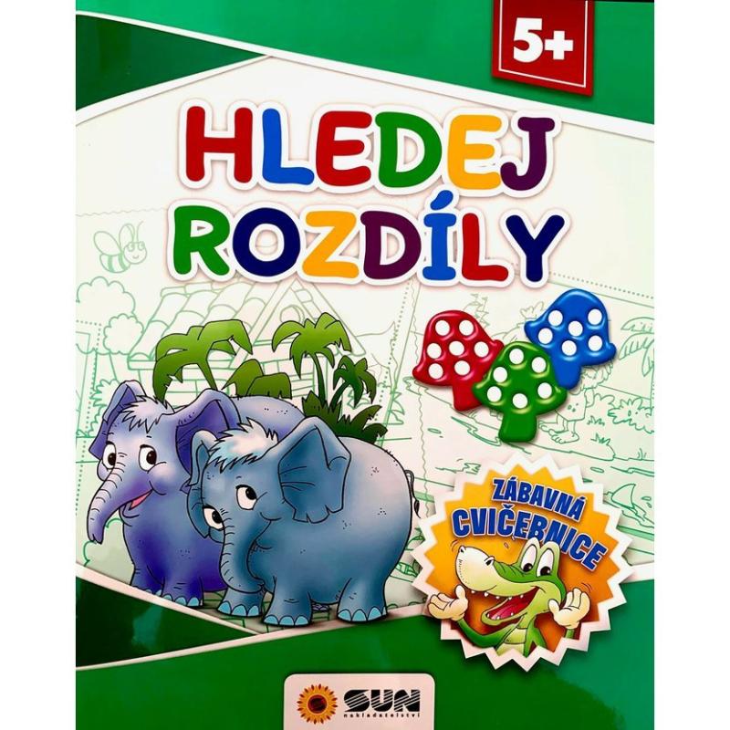 Obrázok Hledej rozdíly - Zábavná cvičebnice 5+