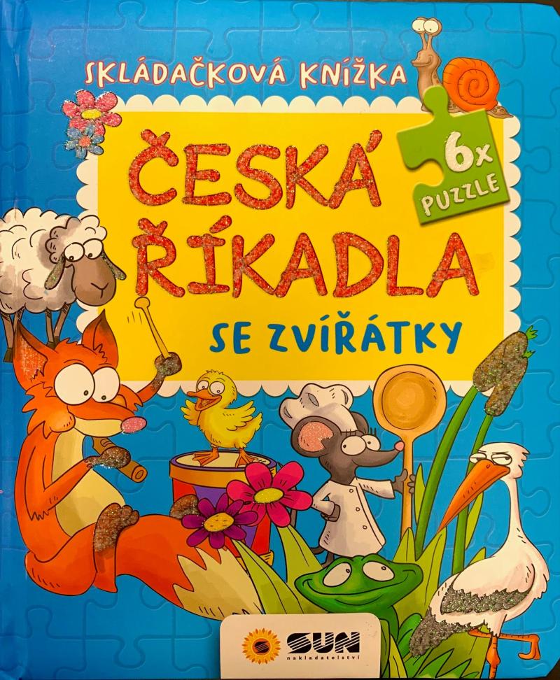 Obrázok Česká říkadla se Zvířátky - Skládačková knížka