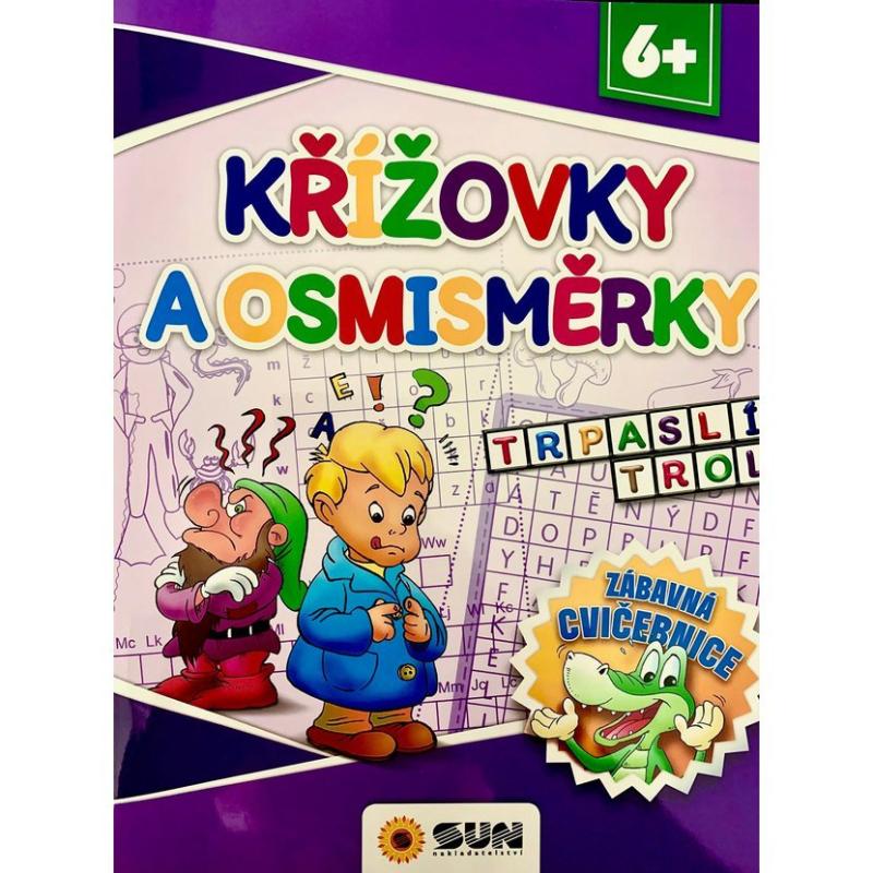 Obrázok Křížovky a osmisměrky - Zábavná cvičebnice 6+