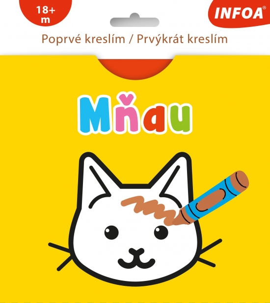 Obrázok Poprvé kreslím / Prvýkrát kreslím - MŇAU (CZ/SK vydanie)