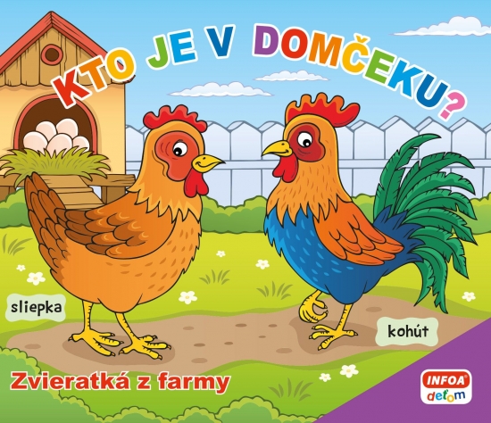 Obrázok Kto je v domčeku? Zvieratká z farmy