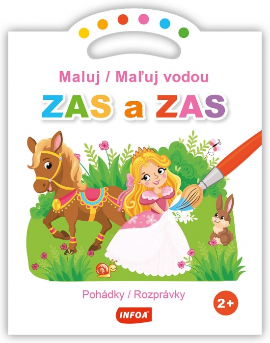 Obrázok Maľuj vodou ZAS a ZAS - Rozprávky