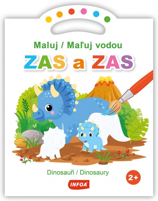 Obrázok Maľuj vodou ZAS a ZAS - Dinosaury