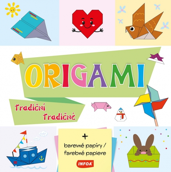 Obrázok Origami tradičné + farebné papiere