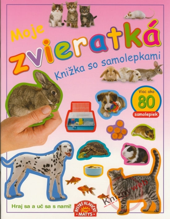 Obrázok Moje zvieratká - Knižka so samolepkami