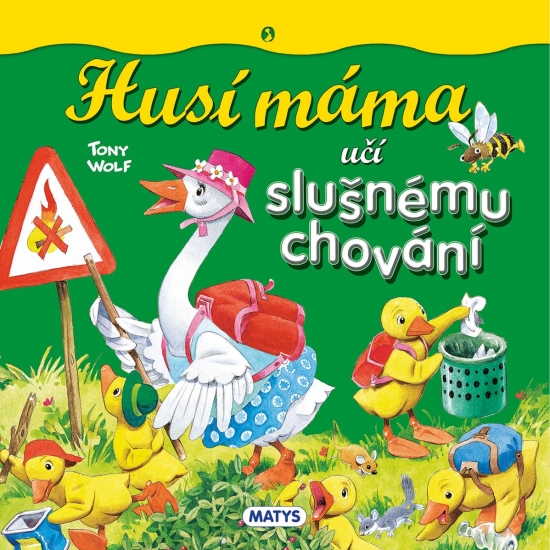 Obrázok Husí máma učí slušnému chování (CZ)