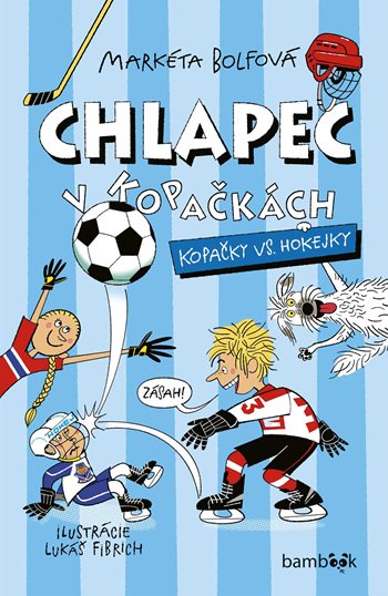 Obrázok Chlapec v kopačkách Kopačky vs. hokejky