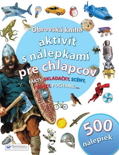 Obrázok Obrovská kniha aktivít s nálepkami pre chlapcov