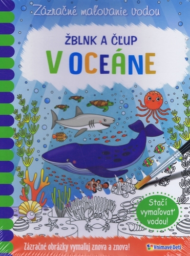 Obrázok Žblnk a čľup - V oceáne - zázračné maľovanie vodou