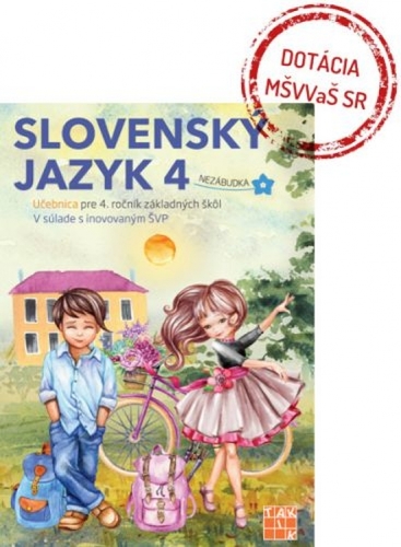 Obrázok Slovenský jazyk 4 - učebnica (nov.vyd.)