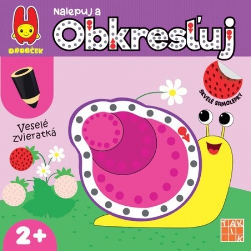Obrázok Veselé zvieratká - nalepuj a obkresľuj
