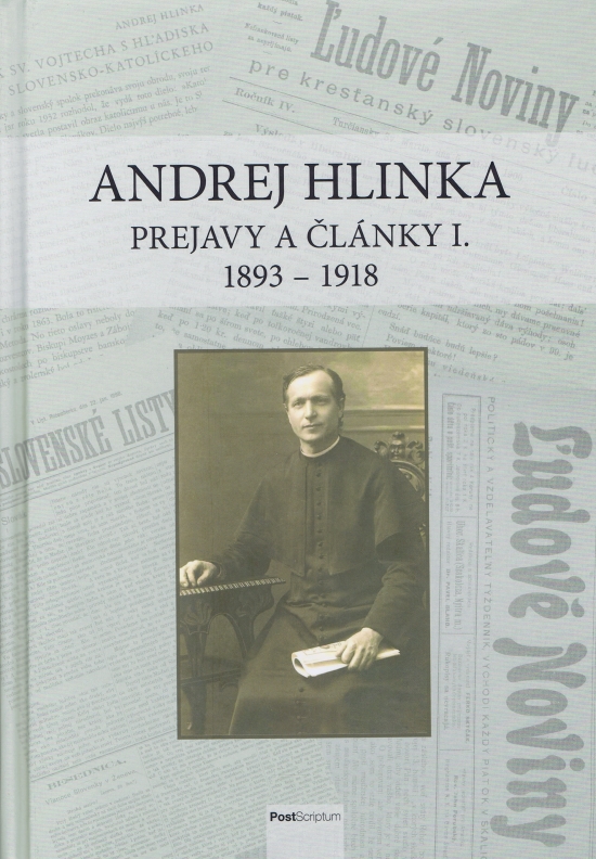 Obrázok Andrej Hlinka: Prejavy a články I. 1893 - 1918