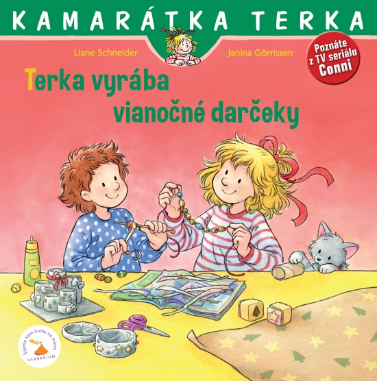 Obrázok Terka vyrába vianočné darčeky