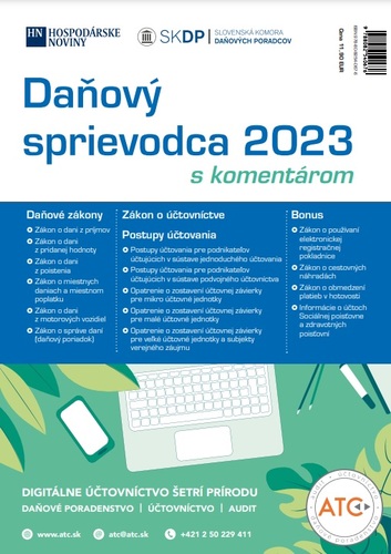 Obrázok Daňový sprievodca 2023 s komentárom