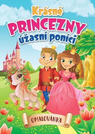 Obrázok Krásné princezny, úžasní poníci - Omalovánka