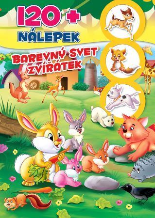 Obrázok Barevný svět zvířátek 120+ nálepek