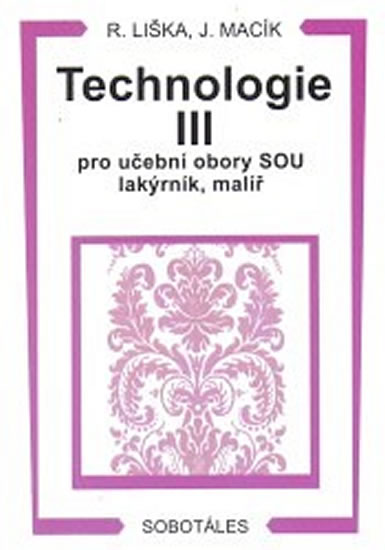 Obrázok Technologie III pro učební obory SOU lakýrník, malíř