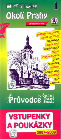 Obrázok Okolí Prahy 1. - Průvodce po Č,M,S + volné vstupenky a poukázky